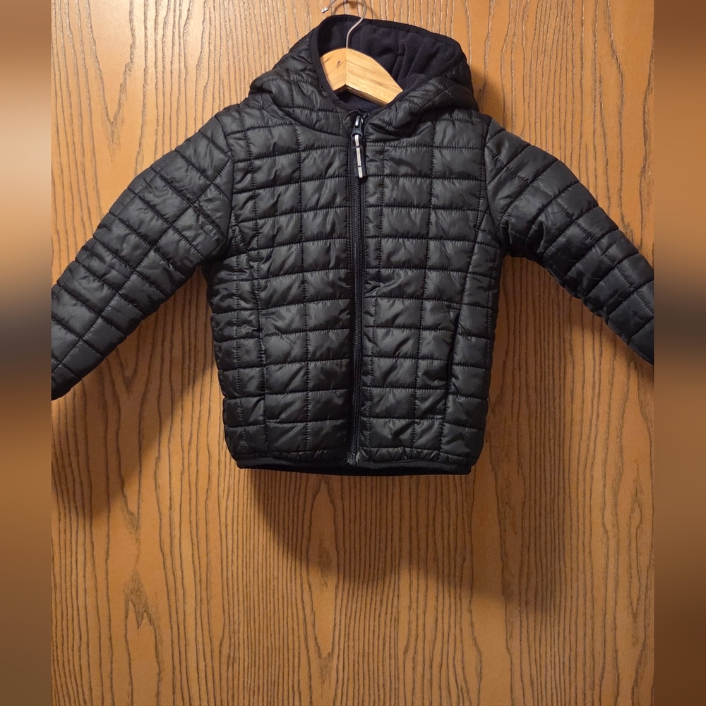 Cat & Jack Black Quilted Jacket